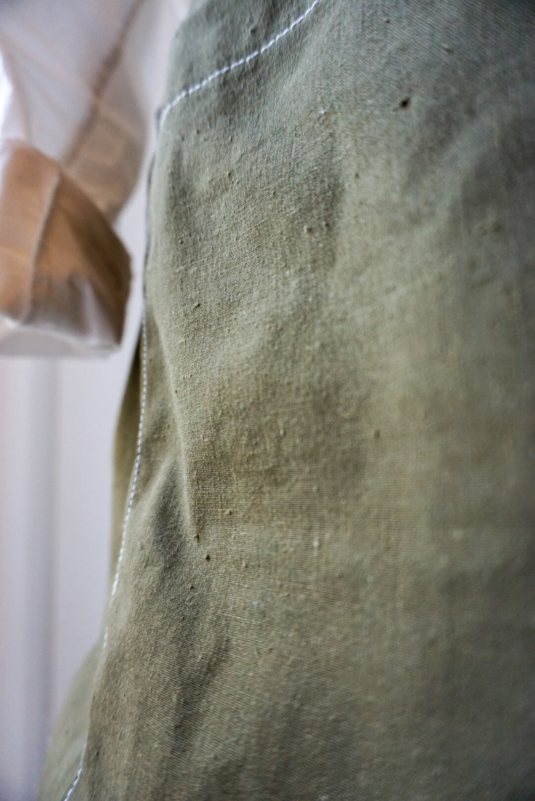1990s Romanian Army Tent/Poncho Fabric Apron