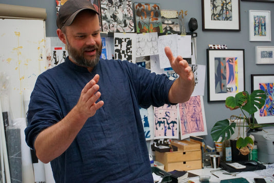 TANN visits artist Simon Blume