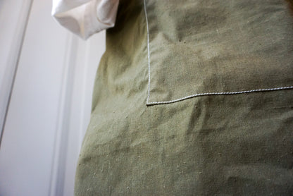 1990s Romanian Army Tent/Poncho Fabric Apron