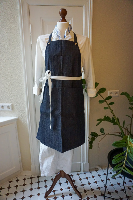 1980s Italian Navy Deadstock Denim Apron